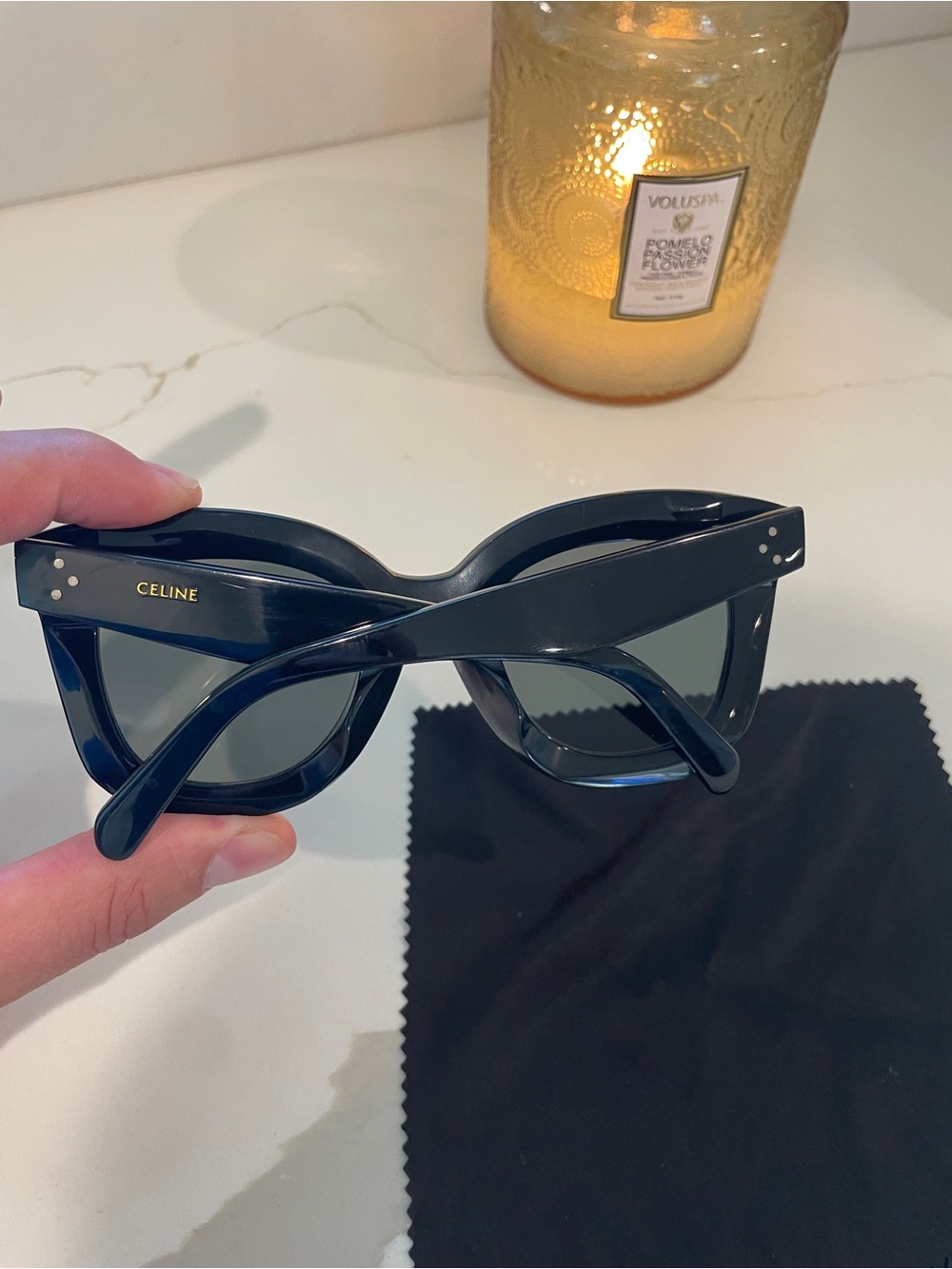Celine black cat eye sunglasses